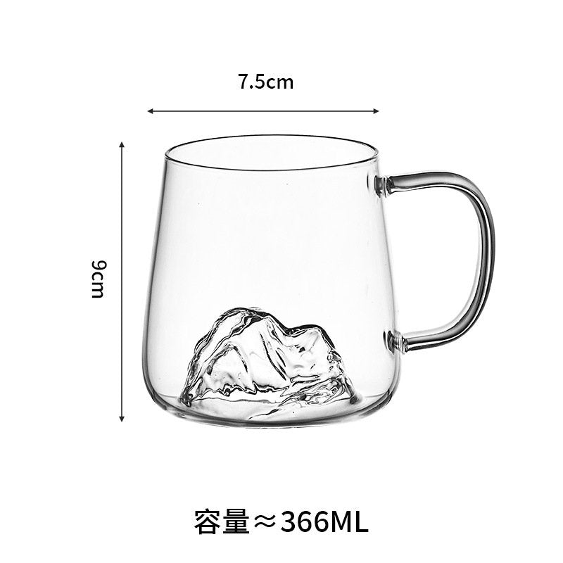 7.4 Fl Oz-12.5 Fl Oz Mount Fuji Japanese Coffee and Tea Mugs