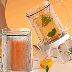 Transparent Double-Layer Ice Cup