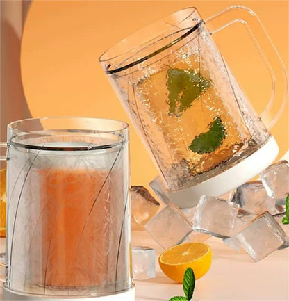 Transparent Double-Layer Ice Cup